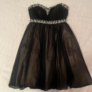 Short Black Beaded Dress